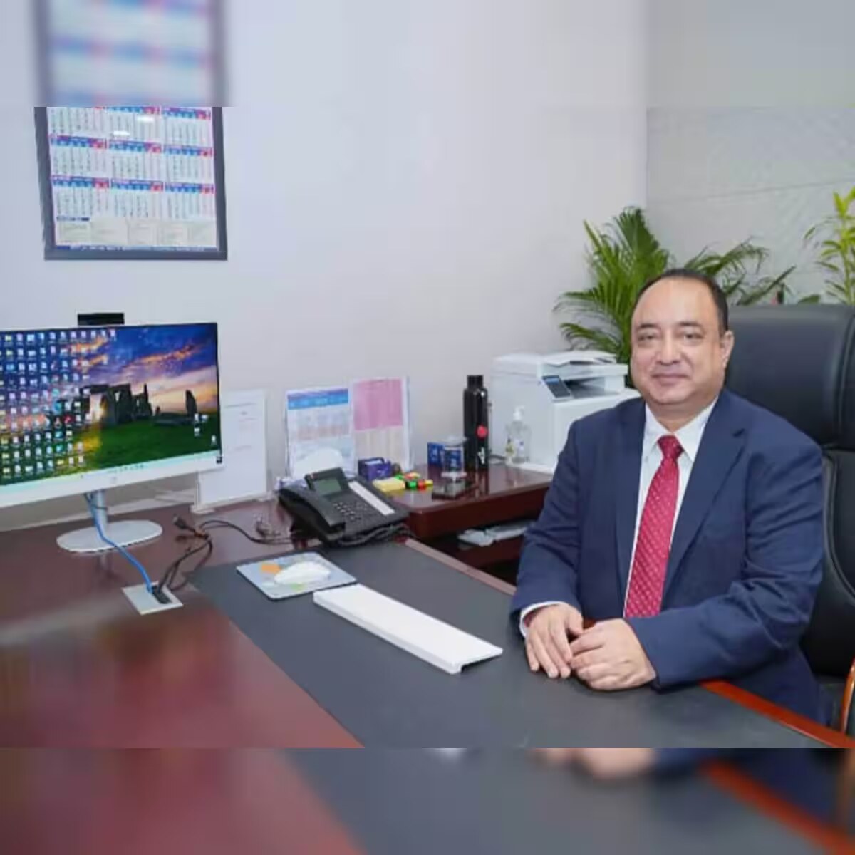 Rahul Himalian at his IRCTC office desk, where he holds the additional charge of Chairman & Managing Director